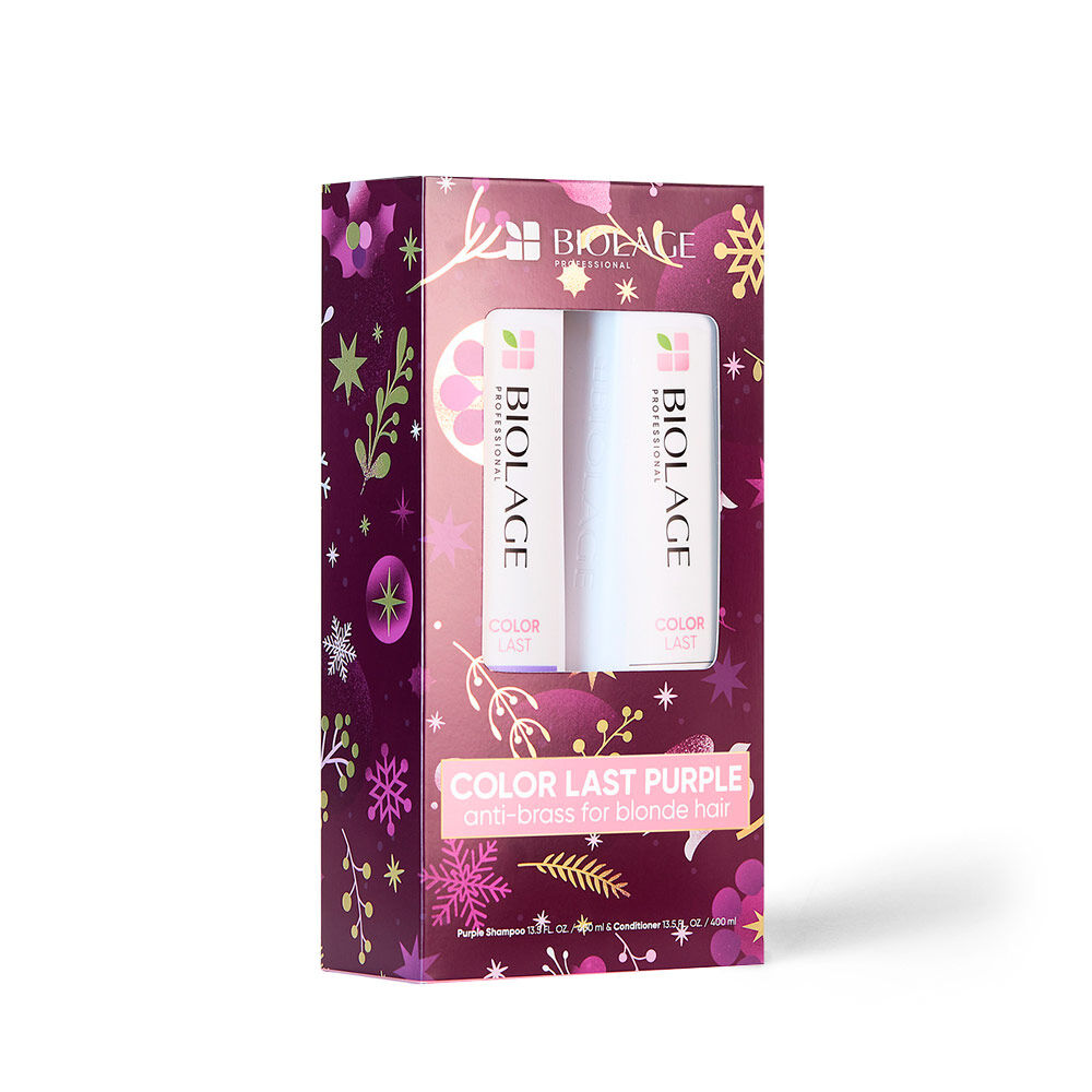 Biolage Professional Color Last Purple Shampoo and Conditioner Holiday